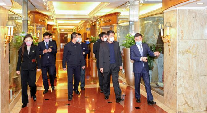 集团党委书记、董事长任丁一行 赴锦江宾馆督导检查疫情防控工作