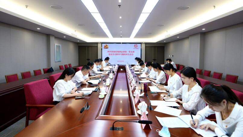 尊龙凯时集团党委书记、董事长任丁参加总部第一党支部党史学习教育专题组织生活会